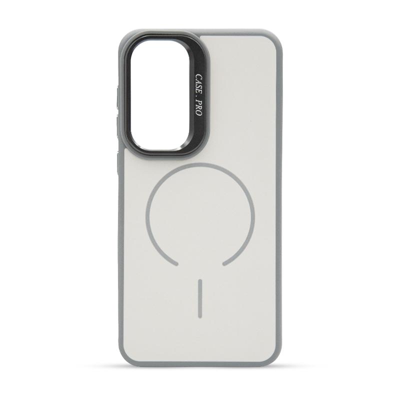 Futrola MAGSAFE COLOR LUX za Samsung S25 FE siva