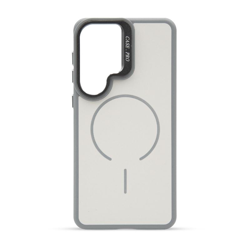 Futrola MAGSAFE COLOR LUX za Samsung S26 Plus siva