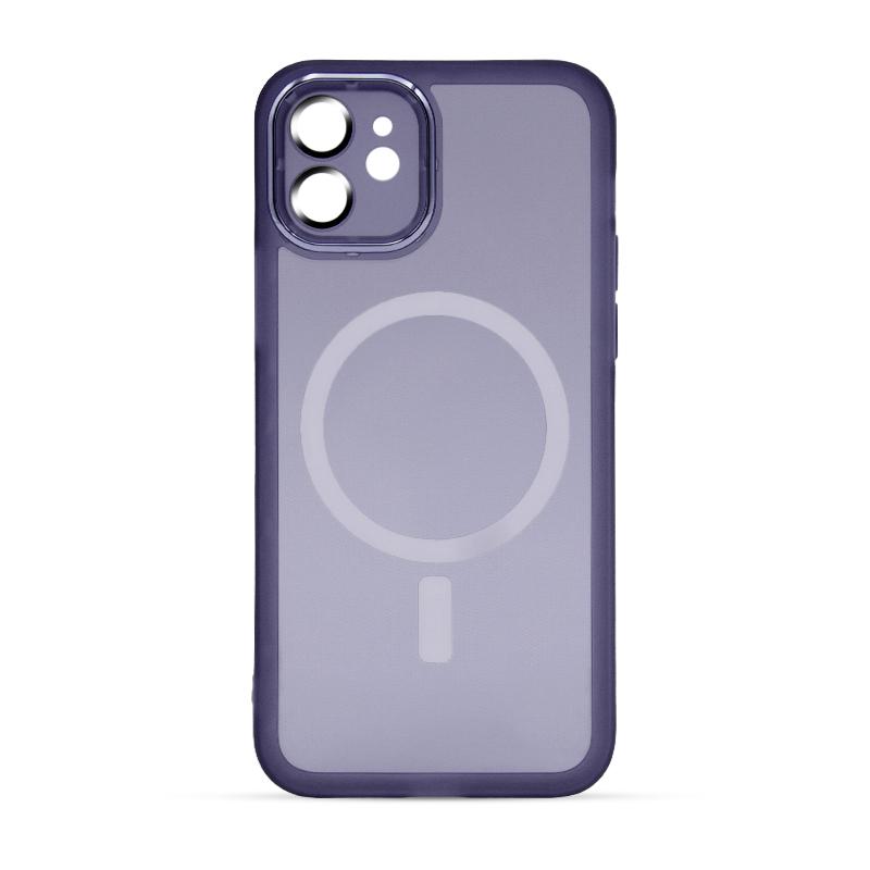 Futrola MAGSAFE COLOR za Iphone 12 ljubicasta
