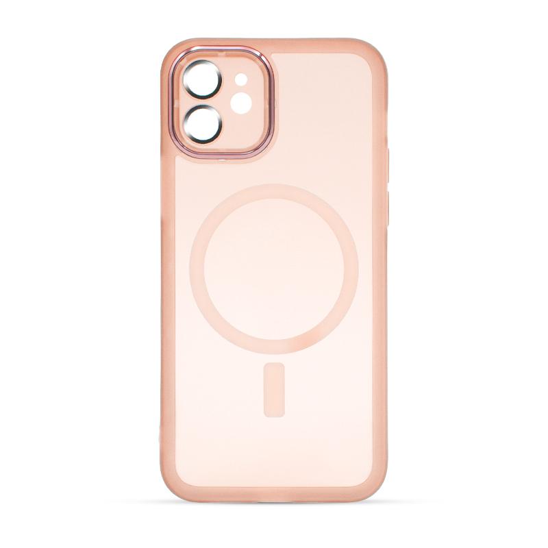 Futrola MAGSAFE COLOR za Iphone 12 breskva