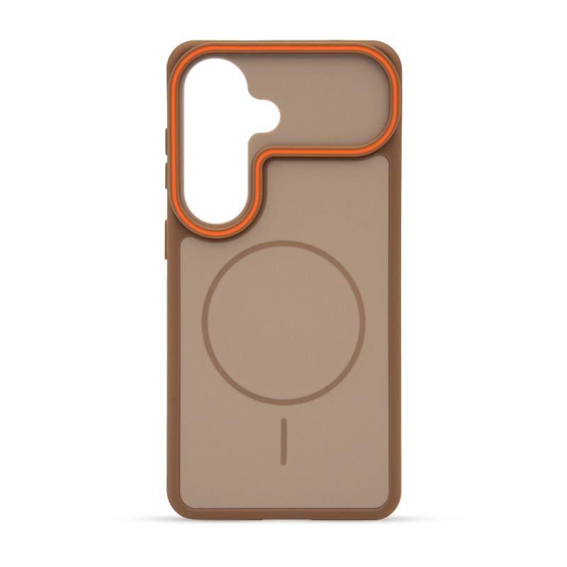 Futrola MAGSAFE FRAME za Samsung S26 braon