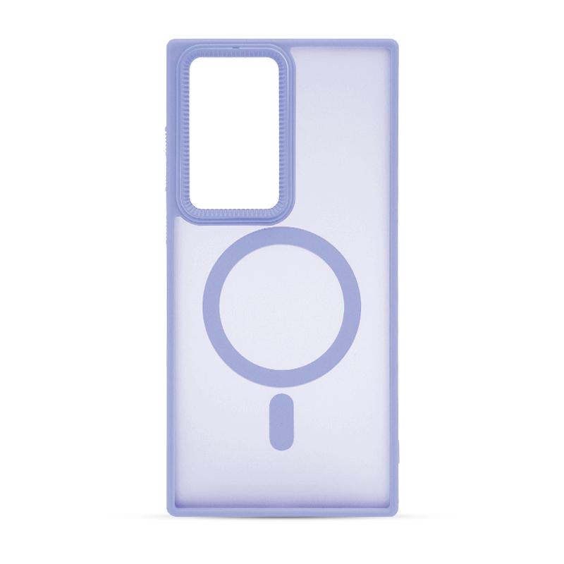 Futrola MAGSAFE RUGGED EDGE za Samsung S23 Ultra svetlo ljubicasta