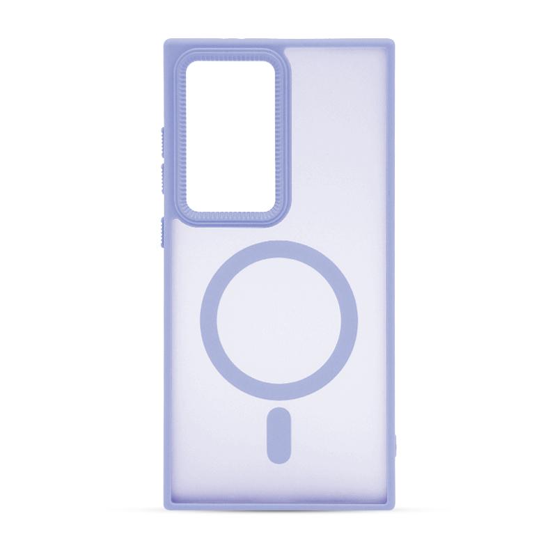 Futrola MAGSAFE RUGGED EDGE za Samsung S24 Ultra svetlo ljubicasta