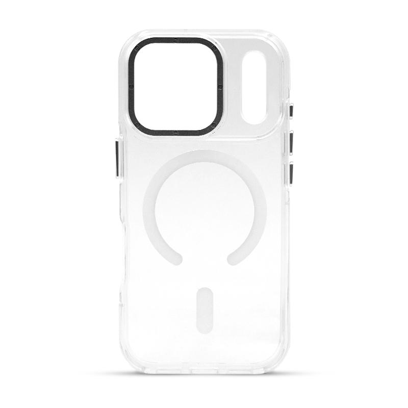Futrola MAGSAFE TRANSPARENT za Iphone 17 Pro bela