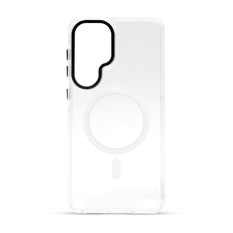 Futrola MAGSAFE TRANSPARENT za Samsung S26 Plus bela