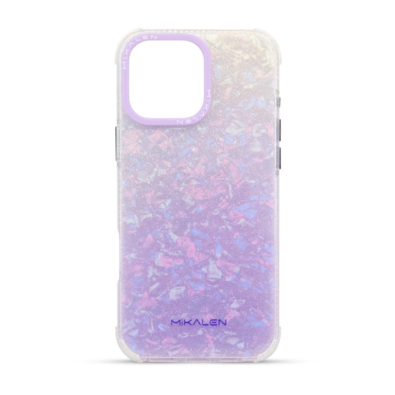 Futrola MIKALEN GLITTER za Iphone 16 Pro Max ljubicasta