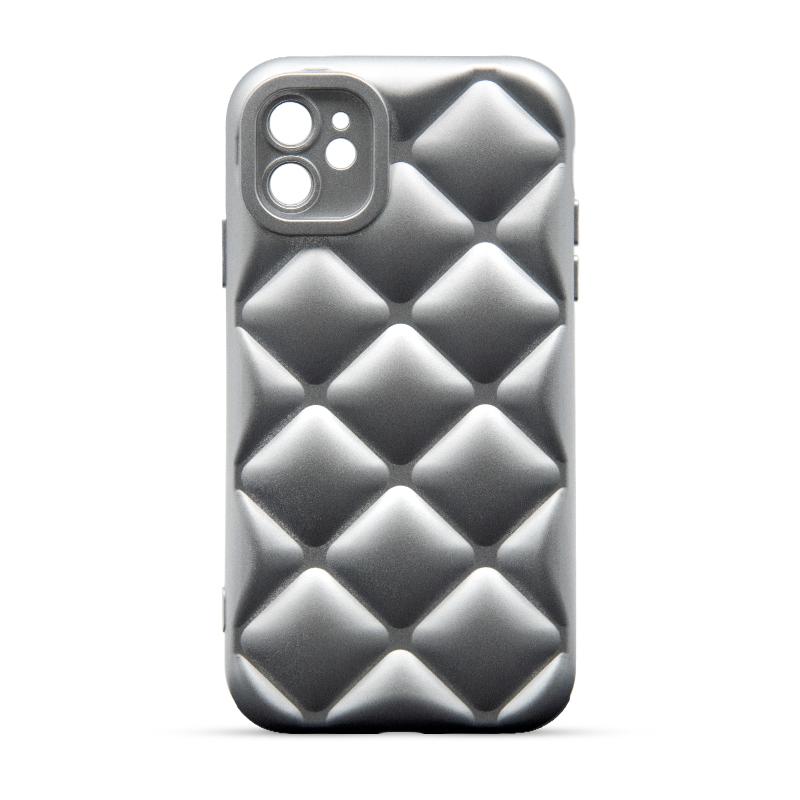 Futrola ROMBO CASE za Iphone 11 srebrna