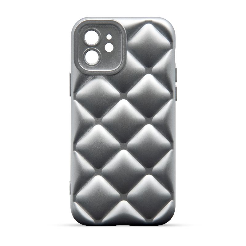 Futrola ROMBO CASE za Iphone 12 srebrna