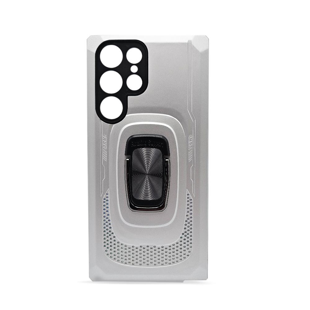 Futrola SPIGEN 5 za Samsung S22 Ultra srebrna