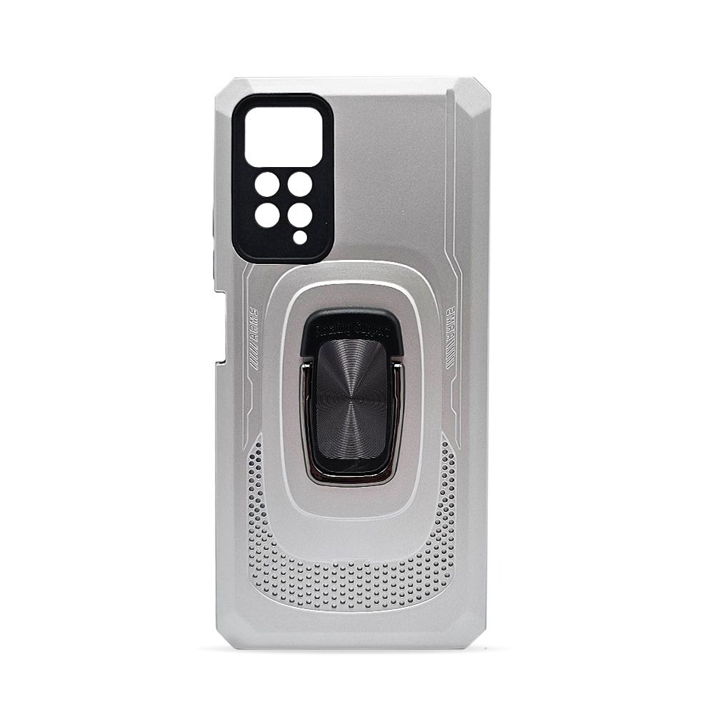 Futrola SPIGEN 5 za Xiaomi Redmi Note 11 4G srebrna