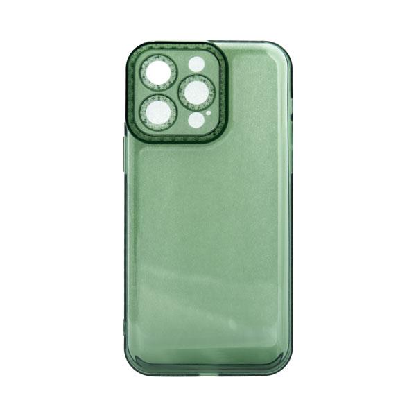 Futrola TRANSPARENT COLOR za Iphone 14 Pro Max zelena