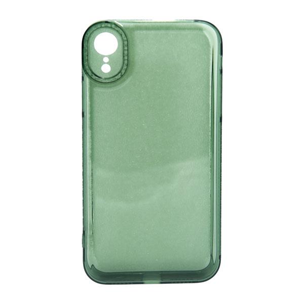 Futrola TRANSPARENT COLOR za Iphone XR zelena