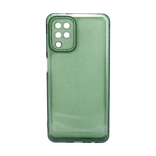 Futrola TRANSPARENT COLOR za Samsung A12 zelena