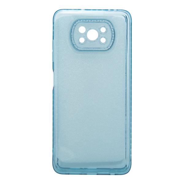 Futrola TRANSPARENT COLOR za Xiaomi Poco X3 plava