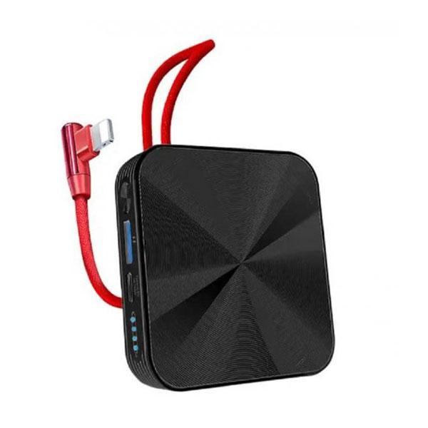 Power Bank KONFULON 10000mAh A5Q USB/PD 22.5W/20W sa Lightning kablom crni