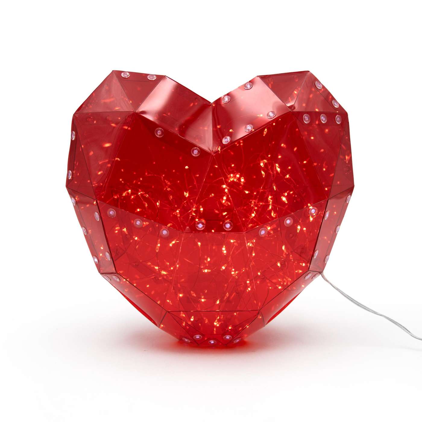Svetleca LED dekoracija GIFT BOX HEART RX115-25LT (25cm)