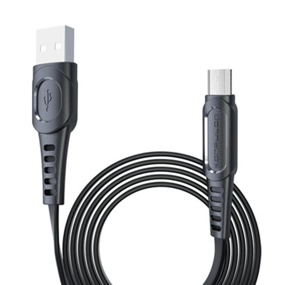 USB Cable KONFULON DC01 Micro 1M 2.4A crna