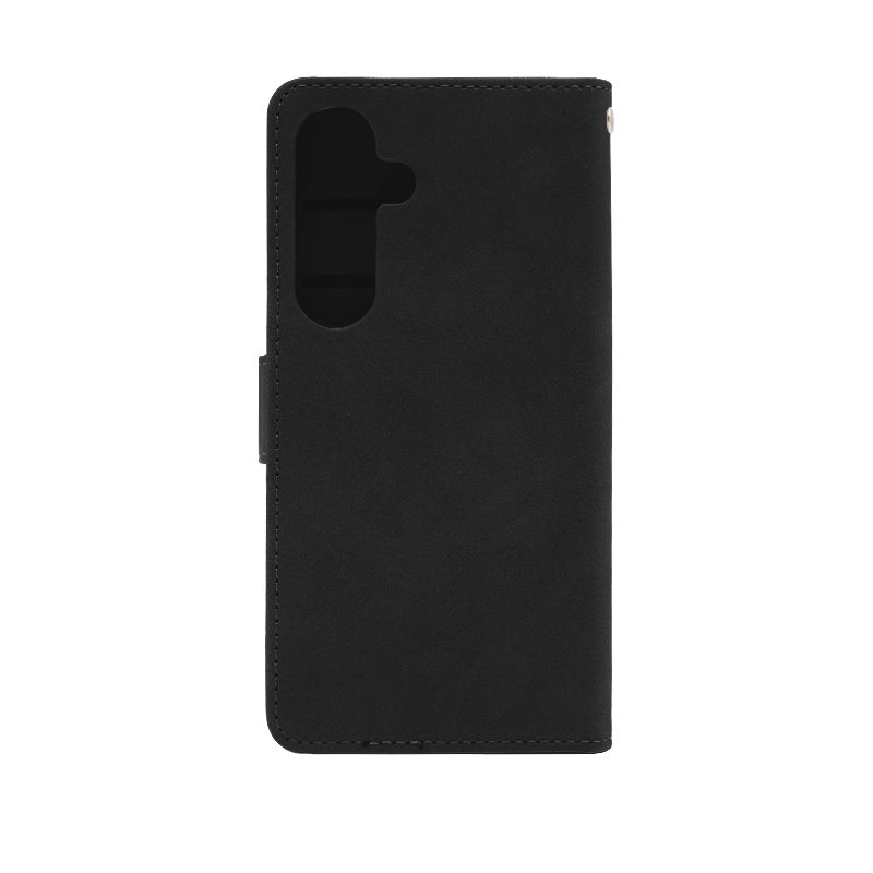 Futrola LEATHER LUX FLIP za Samsung S25 crna