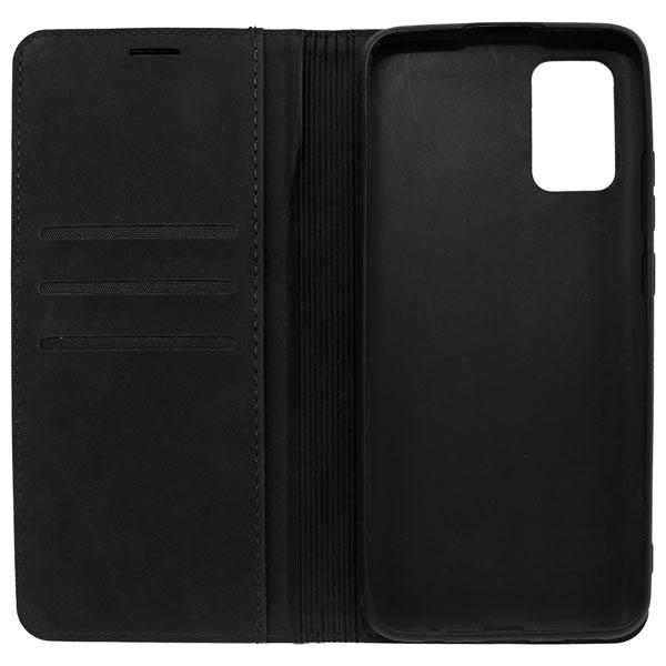 Futrola LEATHER RETRO FLIP za Samsung A02S crna