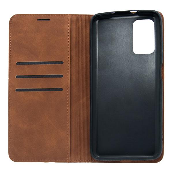 Futrola LEATHER RETRO FLIP za Xiaomi Redmi 9T 2021 tamno braon