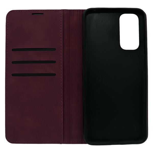 Futrola LEATHER RETRO FLIP za Xiaomi Redmi Note 11 bordo