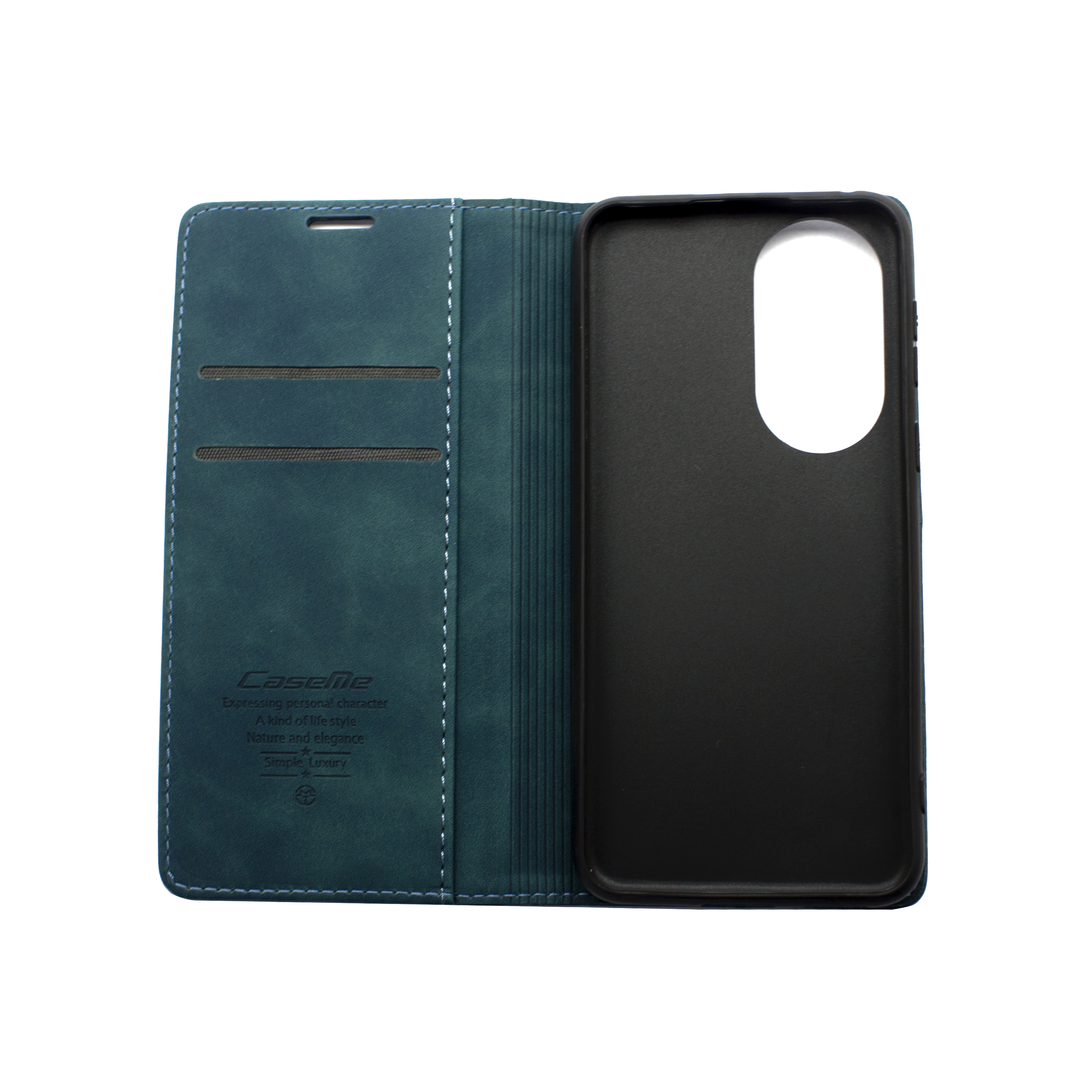 Futrola LEATHER RETRO FLIP za Huawei P50 plava