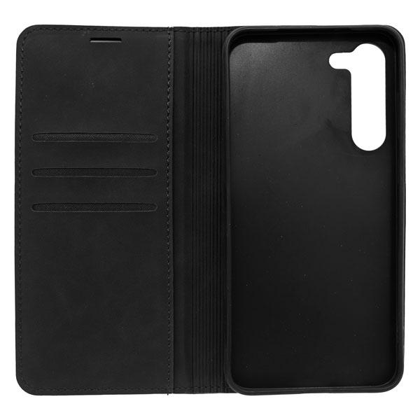 Futrola LEATHER RETRO FLIP za Samsung S23 Plus crna