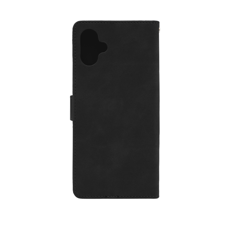 Futrola LEATHER LUX FLIP za Samsung A06 crna