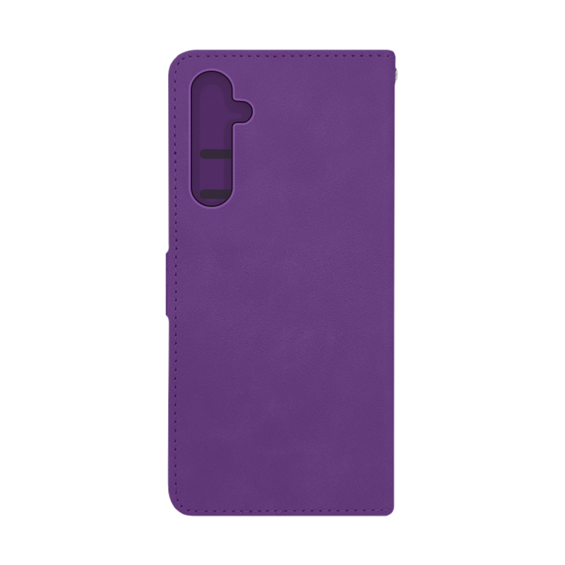 Futrola LEATHER LUX FLIP za Samsung A55 ljubicasta