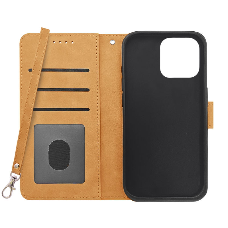 Futrola LEATHER LUX FLIP za Iphone 15 Pro bez