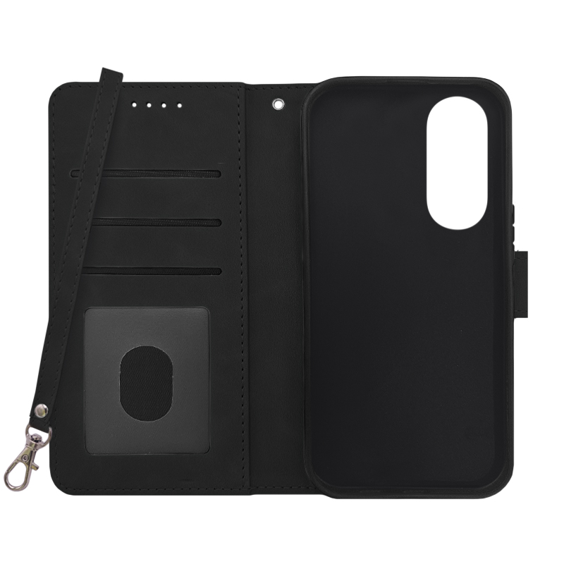 Futrola LEATHER LUX FLIP za Huawei Honor 90 crna