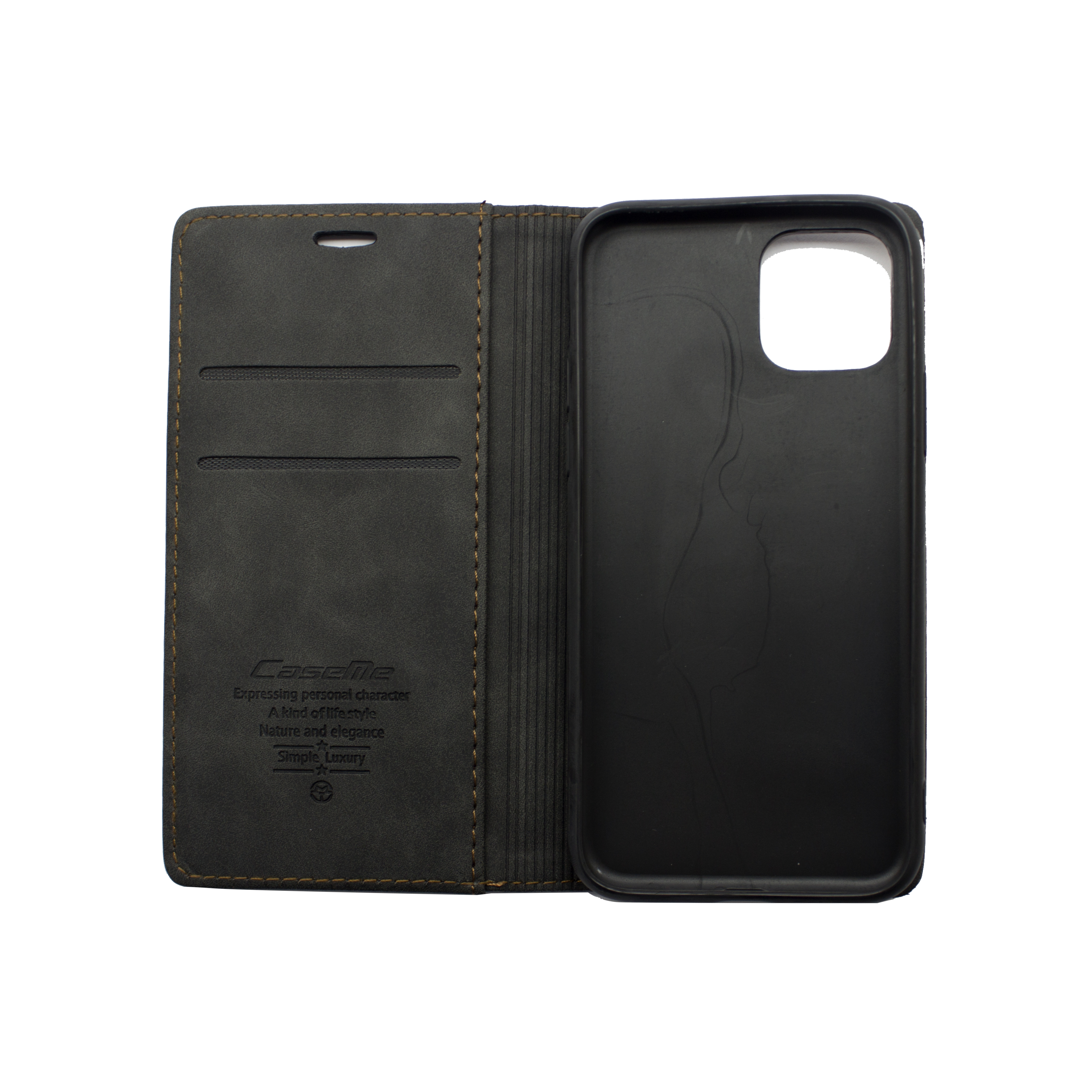 Futrola LEATHER RETRO FLIP za Iphone 11 Pro (5.8) crna