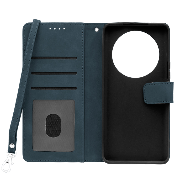 Futrola LEATHER LUX FLIP za Huawei Honor X9C plava