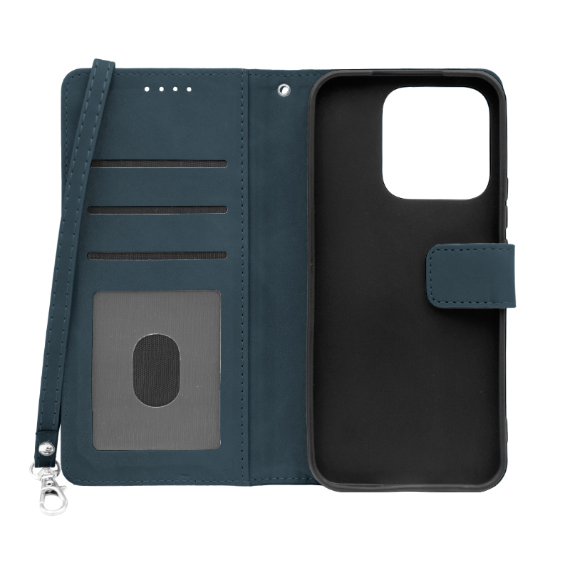 Futrola LEATHER LUX FLIP za Huawei Honor X8C plava