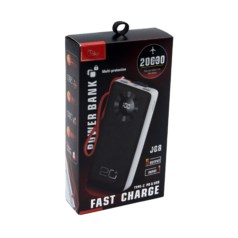 Power Bank KONFULON J08 crni