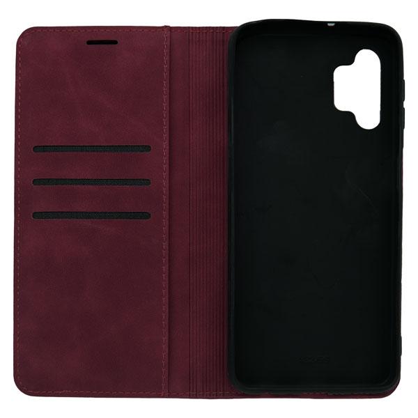 Futrola LEATHER RETRO FLIP za Samsung A32 bordo