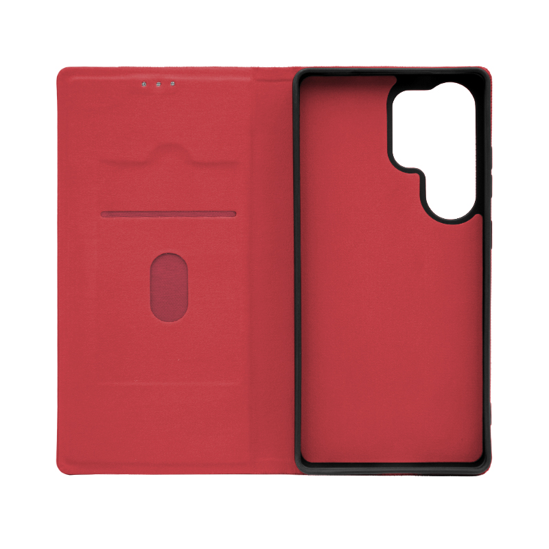 Futrola LUX MESH FLIP za Samsung S25 Ultra crvena