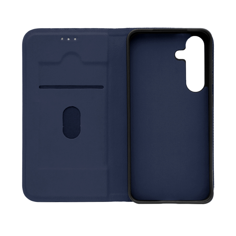 Futrola LUX MESH FLIP za Samsung S25 tamno plava