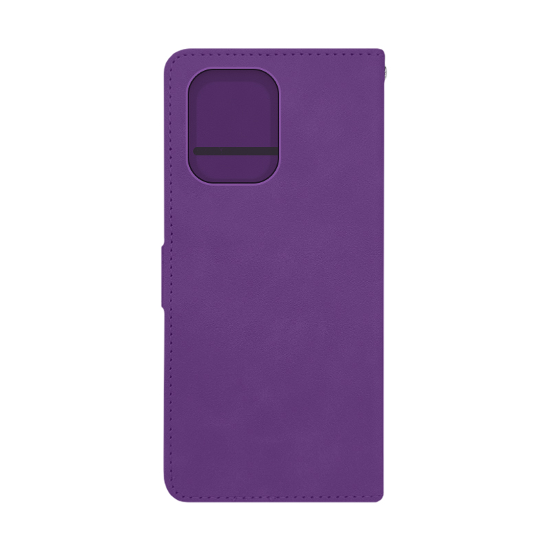 Futrola LEATHER LUX FLIP za Xiaomi Redmi 13C ljubicasta