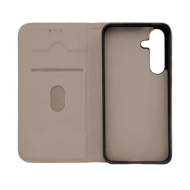 Futrola LUX MESH FLIP za Samsung S25 zlatna