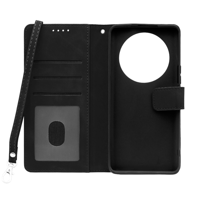 Futrola LEATHER LUX FLIP za Huawei Honor X9C crna