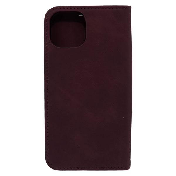 Futrola LEATHER RETRO FLIP za Iphone 14 bordo