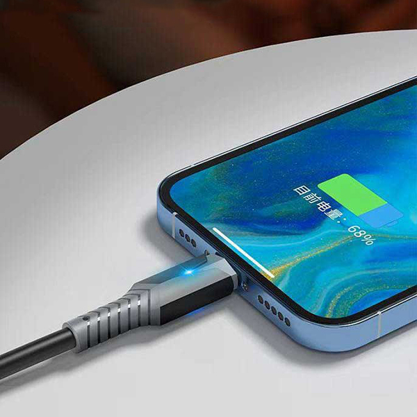 USB Cable KONFULON Lightning 2.4 fast Charger DC38 bela