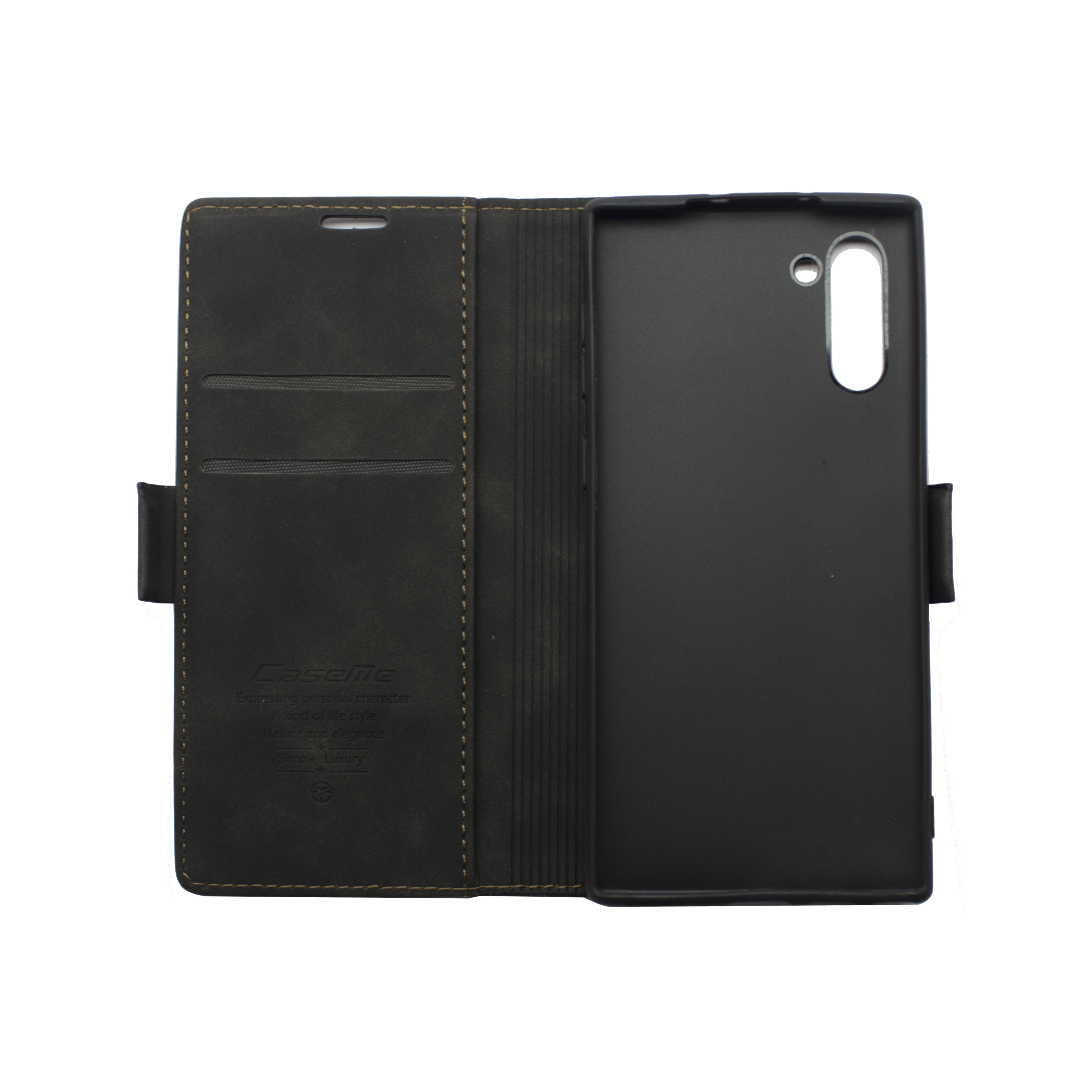 Futrola LEATHER RETRO FLIP za Samsung Note 10/G970F crna