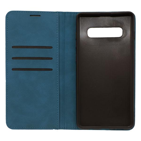 Futrola LEATHER RETRO FLIP za Samsung S22 plava