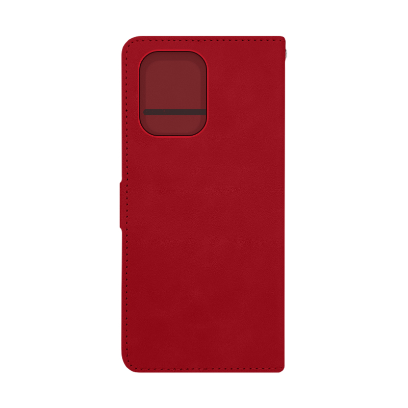 Futrola LEATHER LUX FLIP za Xiaomi Redmi 13C crvena