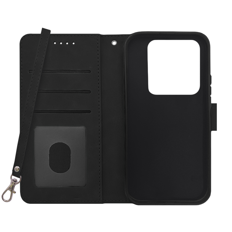 Futrola LEATHER LUX FLIP za Xiaomi 14 Pro crna