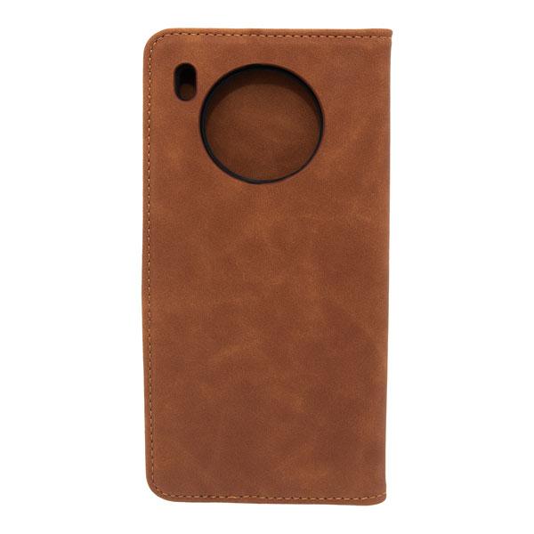 Futrola LEATHER RETRO FLIP za Huawei Honor 50 Lite tamno braon