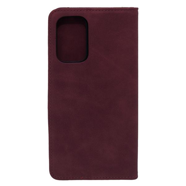 Futrola LEATHER RETRO FLIP za Samsung A73 bordo