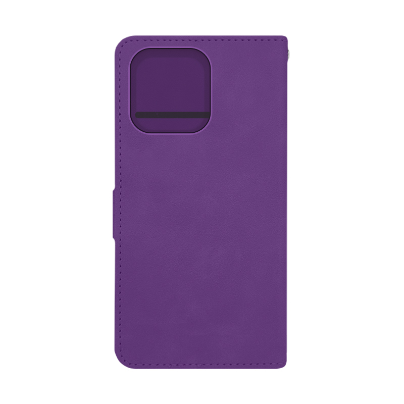 Futrola LEATHER LUX FLIP za Iphone 15 Pro Max ljubicasta